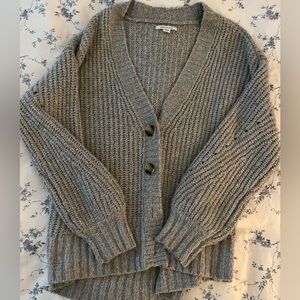 AEO oversized button down cardigan